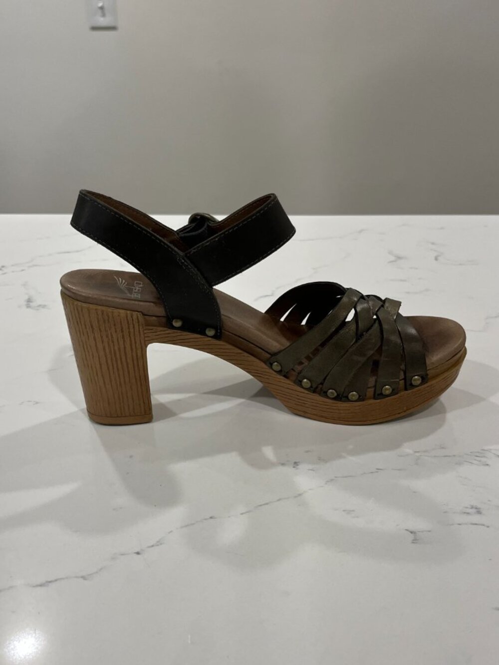 Dansko Dawson Sandal Olive Green - Women 's Size 38 or 8 US - Picture 4 of 8